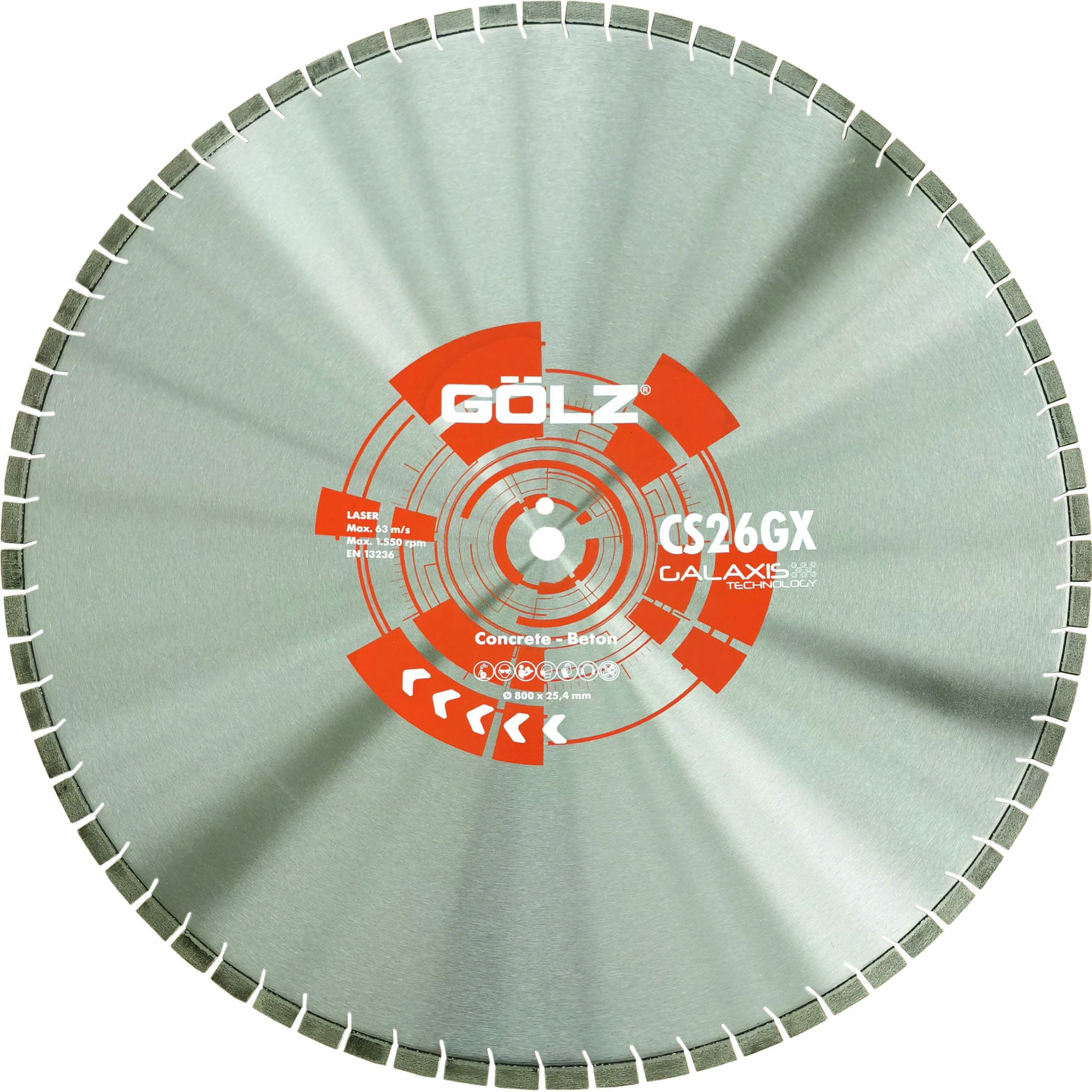 GOLZ CS26GX Diamond Blade