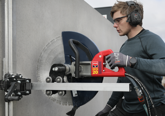 Hycon HCS20 Flush Cut Hydraulic Cut-off Saw – Power Drive