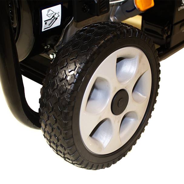 Hyundai 5.5kW / 6.8kVa* Recoil and Electric Start Site Petrol Generator | HY7000LEK-2