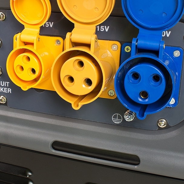 Hyundai 7500W Portable Petrol Inverter Generator 230v/115v | HY8000Ei