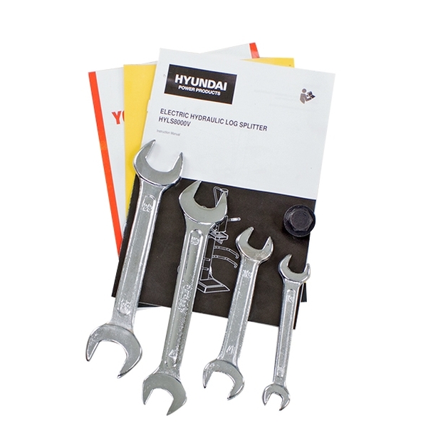 Hyundai Electric Vertical Log Splitter 8 Tonne HYLS8000V