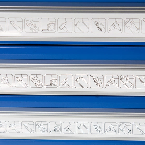 Hyundai 305 Piece 7 Drawer Roller Premium Tool Chest w/ XXL Steel Top HYTC9004