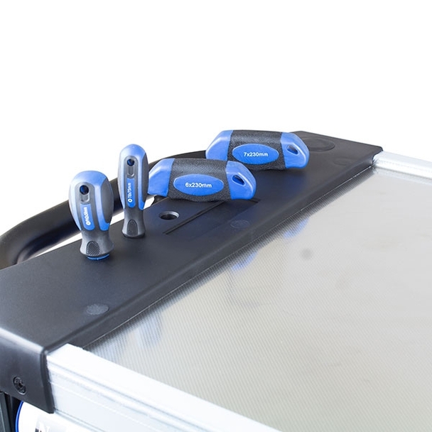 Hyundai 305 Piece 7 Drawer Roller Premium Tool Chest w/ XXL Steel Top HYTC9004