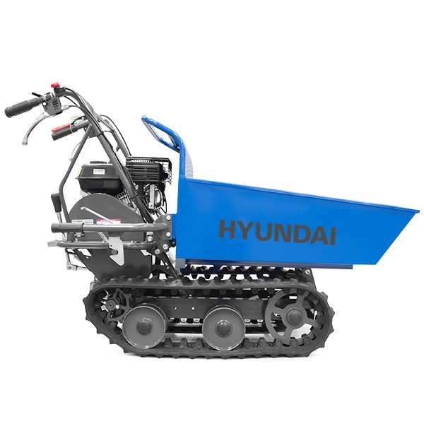 Hyundai 196cc Petrol 300kg Payload Tracked Mini Dumper / Power Barrow / Transporter | HYTD300