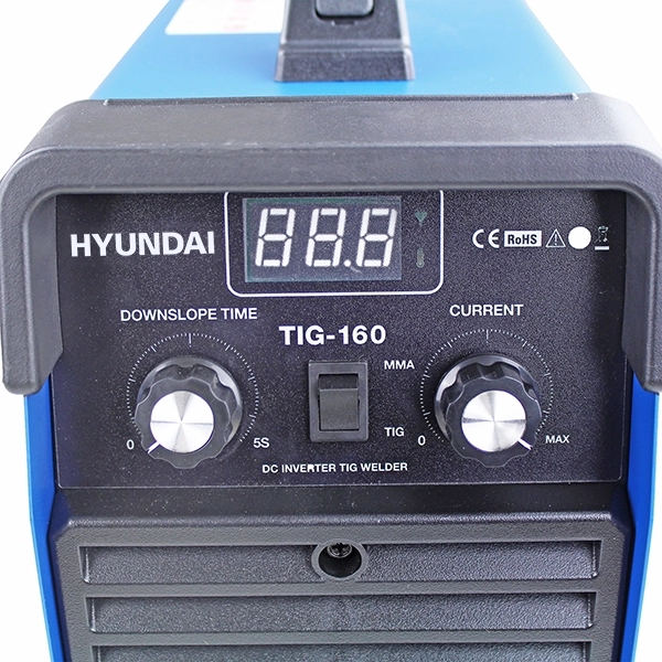 Hyundai 160 amp TIG/MMA/ARC Inverter Welder, 230V Single Phase | HYTIG160