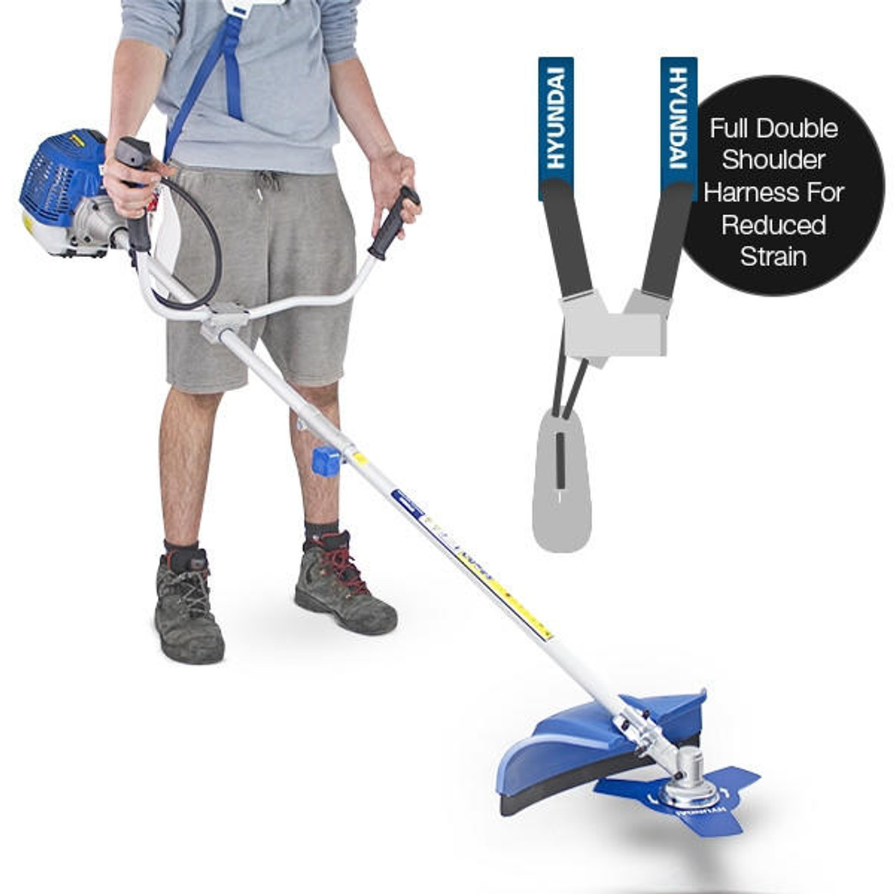 Hyundai HYBC5200X 52cc Petrol Grass Trimmer / Brushcutter