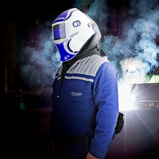 Hyundai HYWH-850RM Professional Auto Darkening Air Fed Welding Helmet