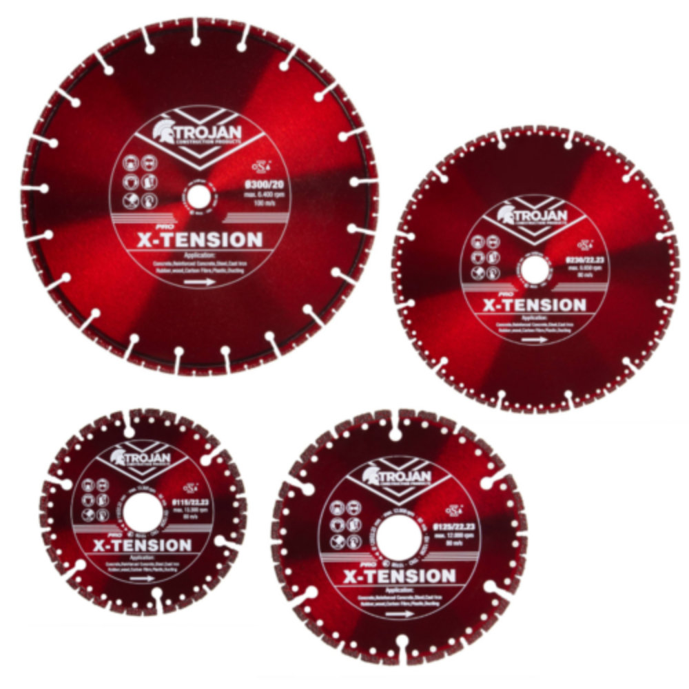 Trojan Pro X-Tension Diamond Blades