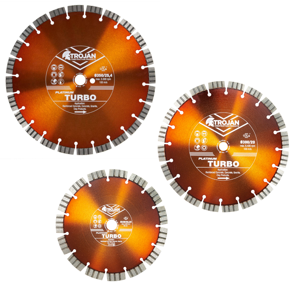 Trojan Platinum Hard Diamond Blade
