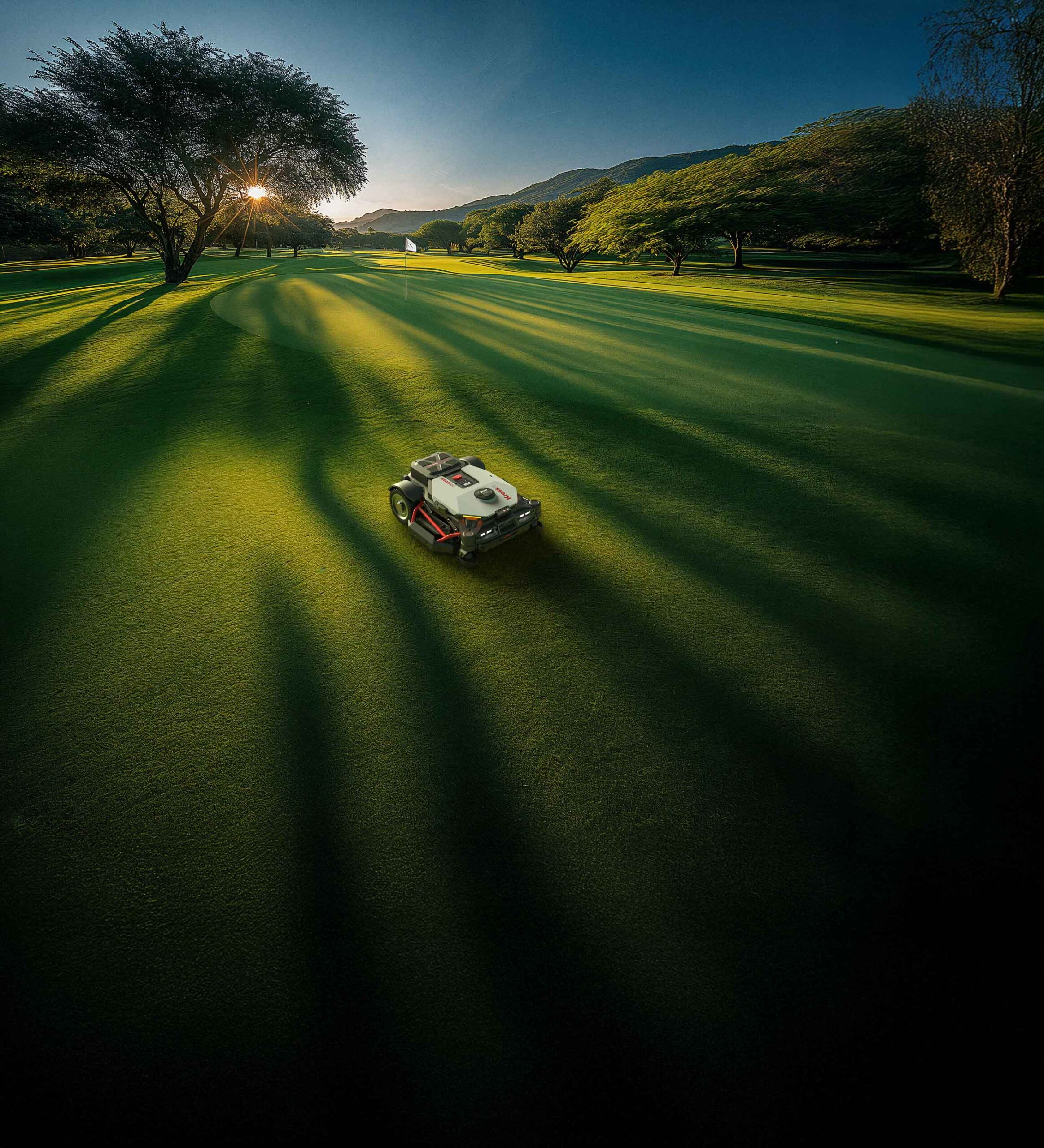 Kress KR238E Mega 600 RTKn Robotic Lawnmower With Vision AI – 88,000 m² Cutting Capacity