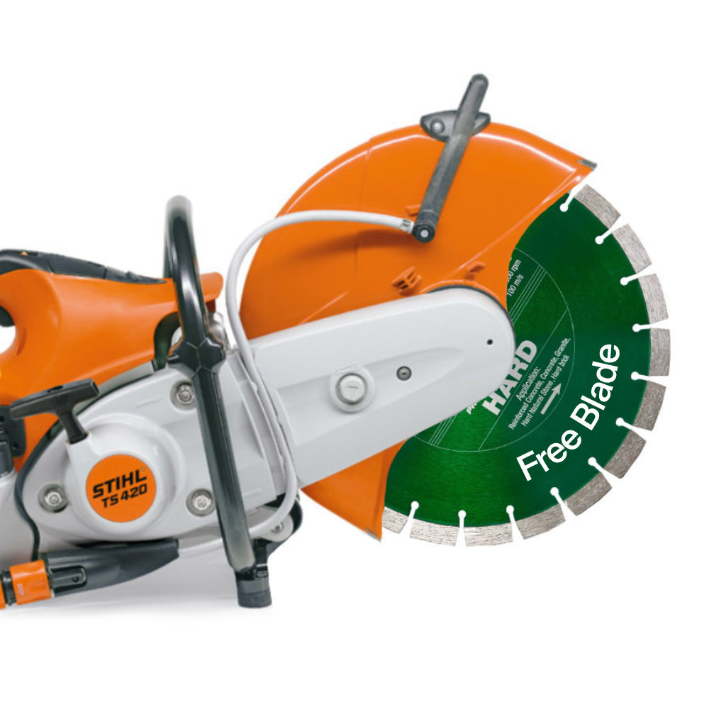 STIHL TS420 350mm Petrol Disc Cutter BUNDLE (1 BLADE)
