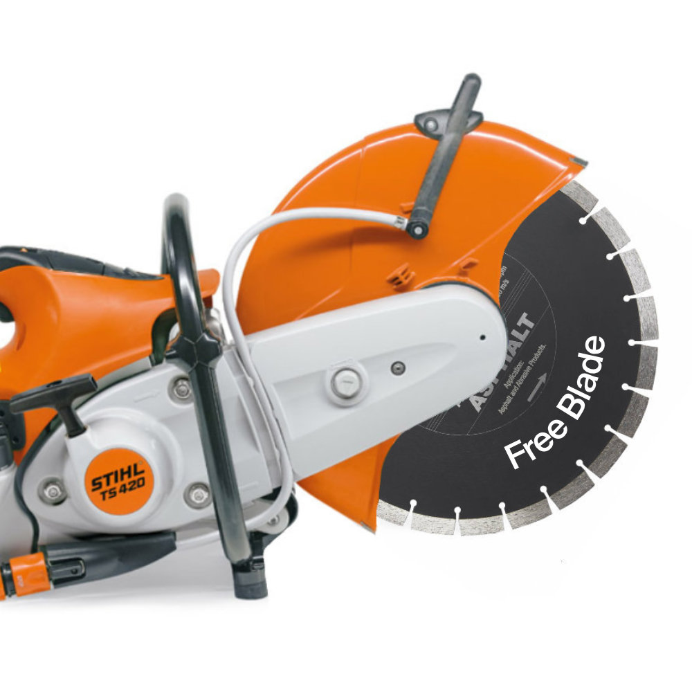 STIHL TS420 350mm Petrol Disc Cutter BUNDLE (1 BLADE)