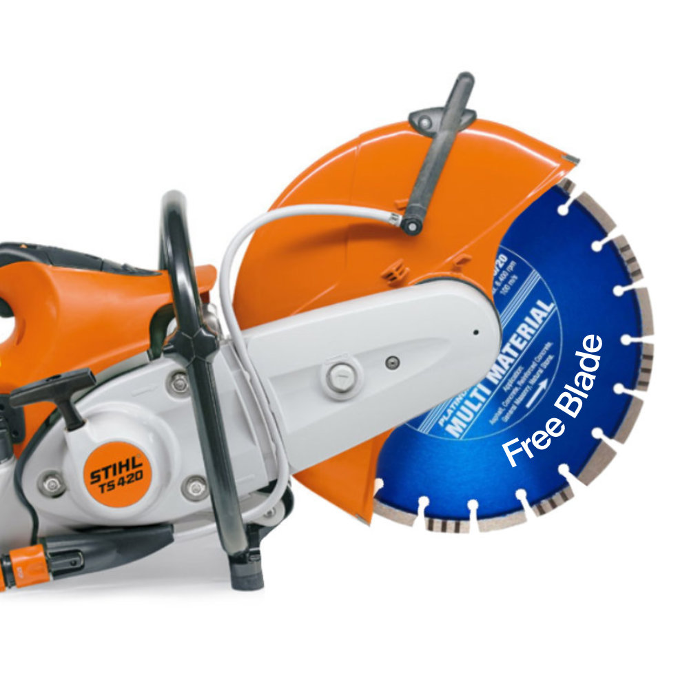 STIHL TS420 350mm Petrol Disc Cutter BUNDLE (1 BLADE)