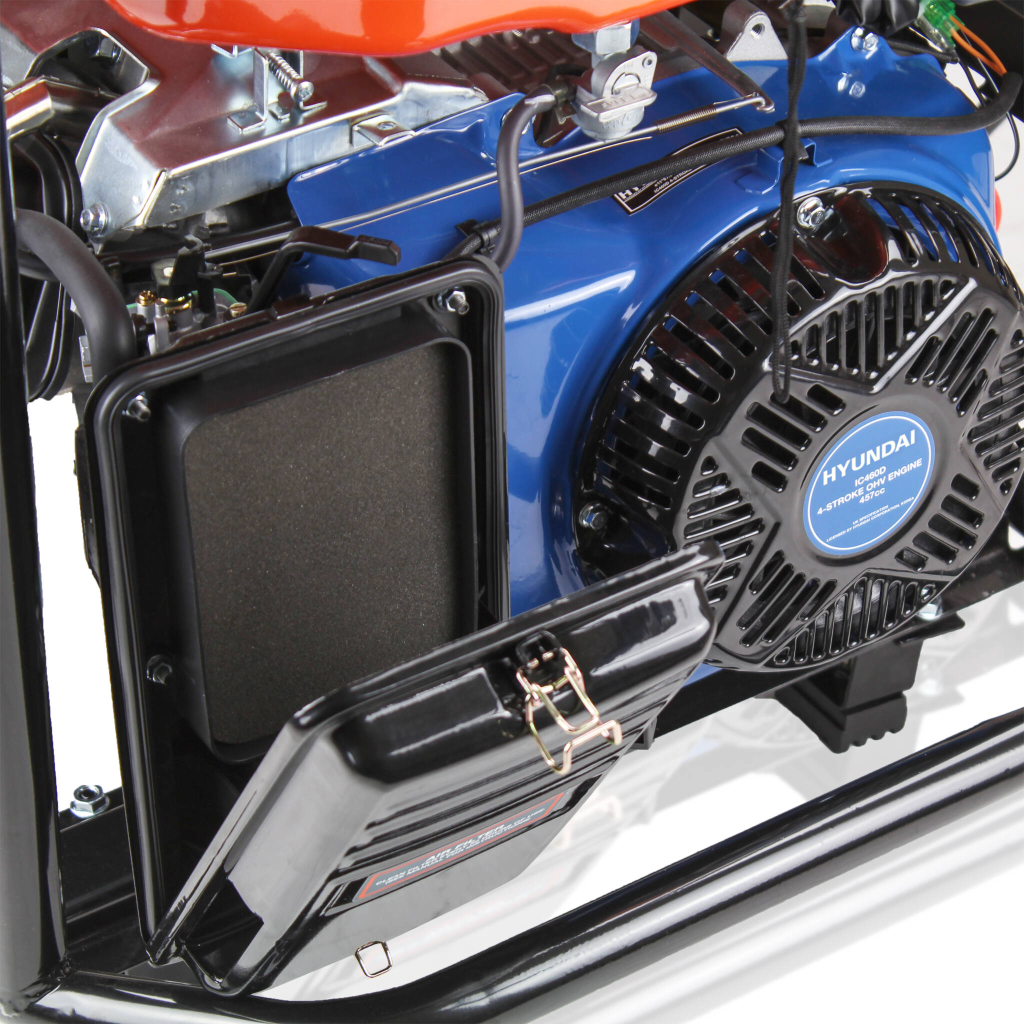 Hyundai P10000LE P1PE 7.9kW / 9.8kVA* Recoil and Electric Start Site Petrol Generator