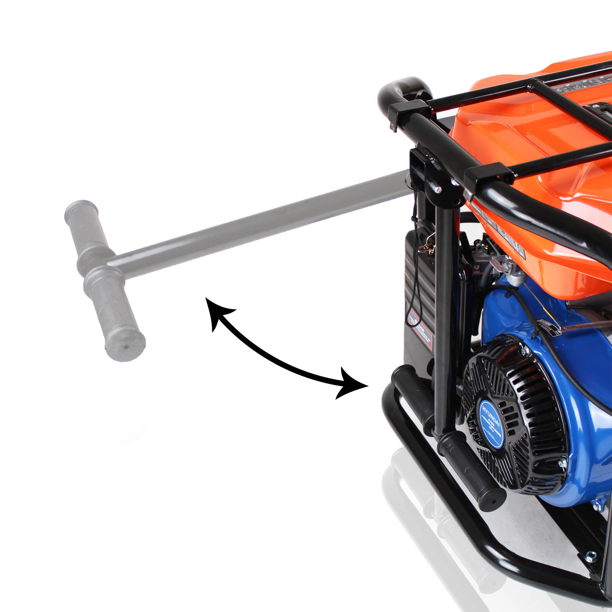 Hyundai P10000LE P1PE 7.9kW / 9.8kVA* Recoil and Electric Start Site Petrol Generator