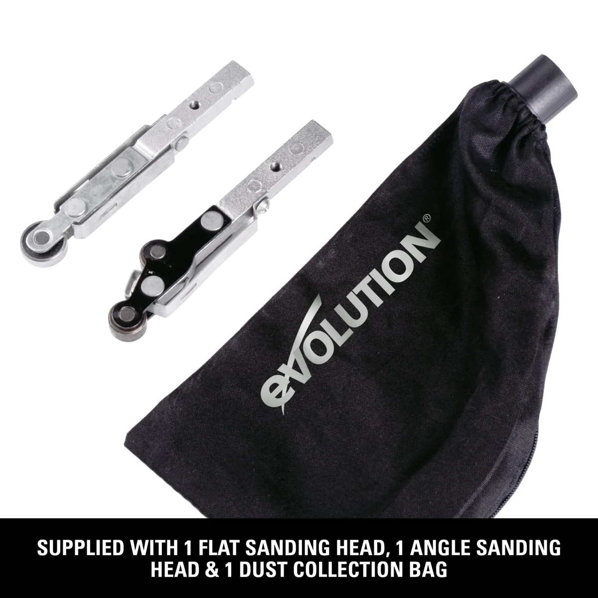 Evolution 400w Electric Thin Belt Sander Power File 230v With 3 Sanding Belts