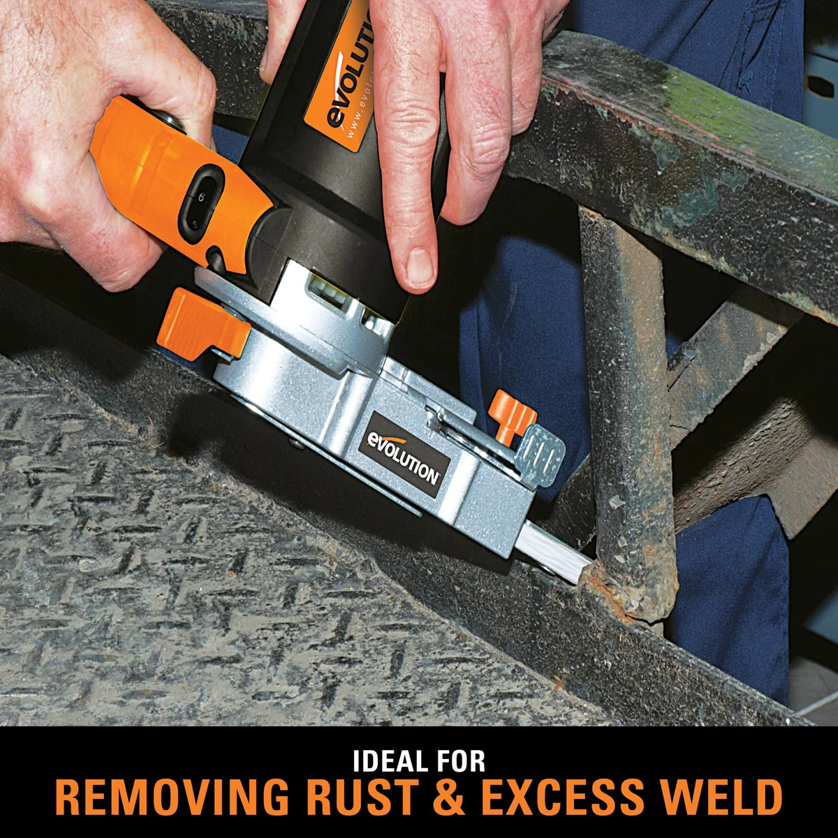 Evolution 400w Electric Thin Belt Sander Power File 230v With 3 Sanding Belts