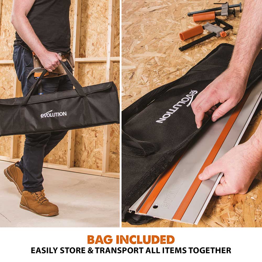 Evolution R185CCSX Circular Saw & ST1400 1.4m Track Bundle